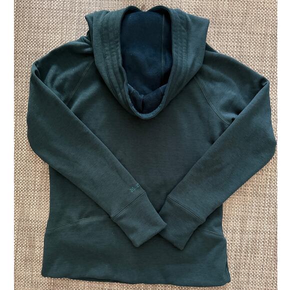 MARMOT Women's Rowan Hoodie Sweater Sweatshirt Deep Teal Heather M Active Hiking - Picture 2 of 7